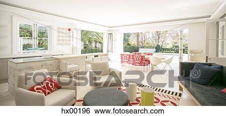 Stock Photograph - Showcase interior living room. Fotosearch
