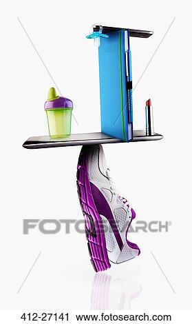 Stock Image - Life balance still life concept. Fotosearch