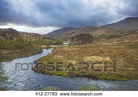 Loch Eilt winding through remote highlands, Glenfinnan, Scotland View Large Photo Image Stock Image - Loch Eilt winding through remote highlands, Glenfinnan, Scotland. Fotosearch