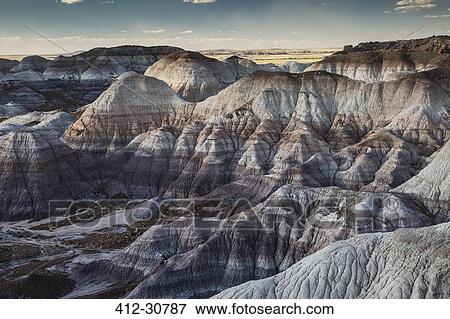 Stock Photo - Blue Mesa Petrified Forest National Park, Arizona United States. Fotosearch