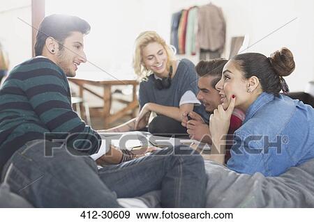 College students studying on bed View Large Photo Image Stock Photo - College students studying on bed. Fotosearch