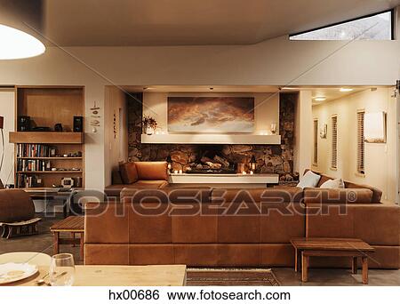 Home showcase interior living room View Large Photo Image Stock Photograph - Home showcase interior living room. Fotosearch