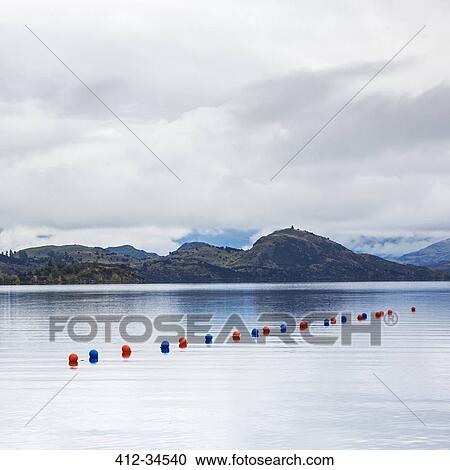 Stock Image - Lake Wanaka, South Island, New Zealand. Fotosearch