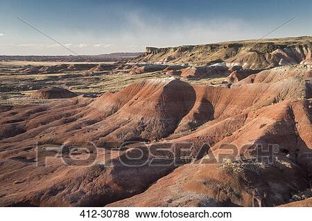 Stock Photo - Painted Desert Petrified Forest National Park, Arizona United States. Fotosearch