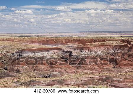 Painted Desert Petrified Forest National Park, Arizona, United States View Large Photo Image Stock Photograph - Painted Desert Petrified Forest National Park, Arizona, United States. Fotosearch