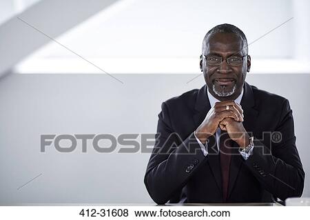 Portrait confident businessman View Large Photo Image Stock Photo - Portrait confident businessman. Fotosearch
