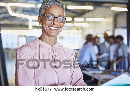 Portrait confident businesswoman View Large Photo Image Stock Photo - Portrait confident businesswoman. Fotosearch