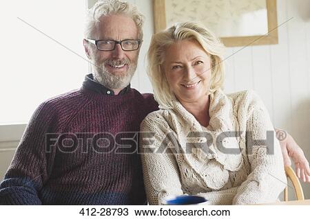 Portrait smiling senior couple View Large Photo Image Stock Image - Portrait smiling senior couple. Fotosearch