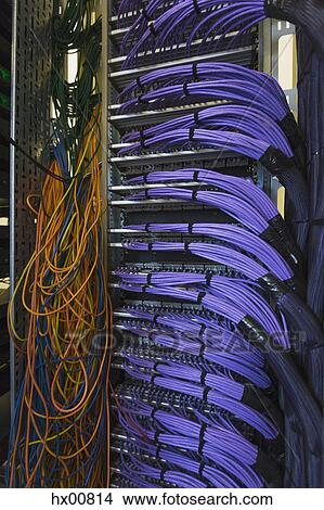 server room patch panel