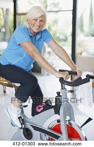 riding exercise bike