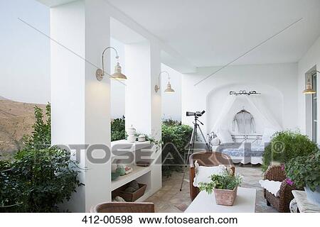Stock Photo - Luxury balcony. Fotosearch