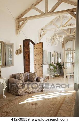 Luxury livingroom and foyer View Large Photo Image Stock Photo - Luxury livingroom and foyer. Fotosearch
