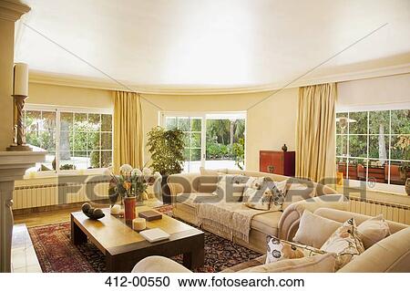 Luxury livingroom View Large Photo Image Stock Image - Luxury livingroom. Fotosearch