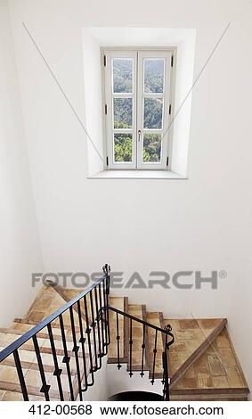 Staircase of luxury home View Large Photo Image Stock Photo - Staircase of luxury home. Fotosearch