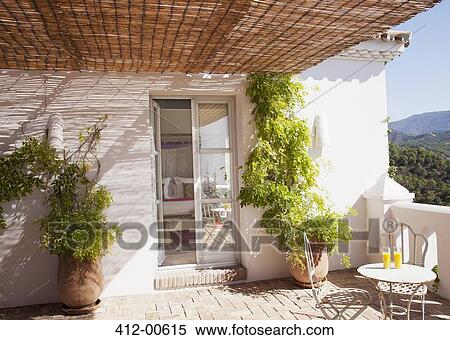 Sunny balcony View Large Photo Image Stock Photography - Sunny balcony. Fotosearch