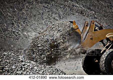 Digger working in quarry View Large Photo Image Stock Image - Digger working in quarry. Fotosearch
