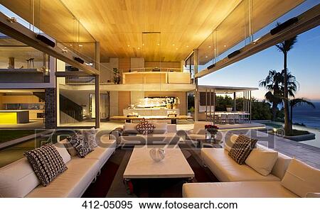 Sofas and table in modern living room View Large Photo Image Stock Photography - Sofas and table in modern living room. Fotosearch