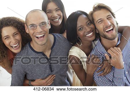 Friends smiling together View Large Photo Image Picture - Friends smiling together. Fotosearch
