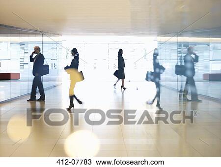 Business people in lobby View Large Photo Image Stock Image - Business people in lobby. Fotosearch