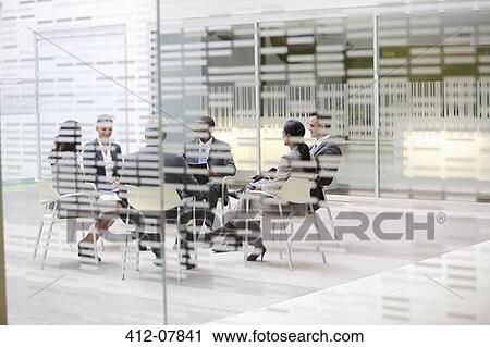 Business people meeting in conference room View Large Photo Image Stock Image - Business people meeting in conference room. Fotosearch