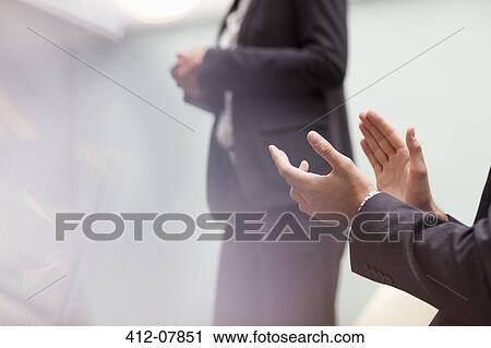 Businessman clapping View Large Photo Image Stock Image - Businessman clapping. Fotosearch