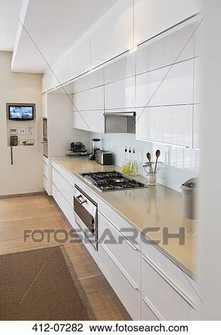 Stock Image - Modern kitchen. Fotosearch