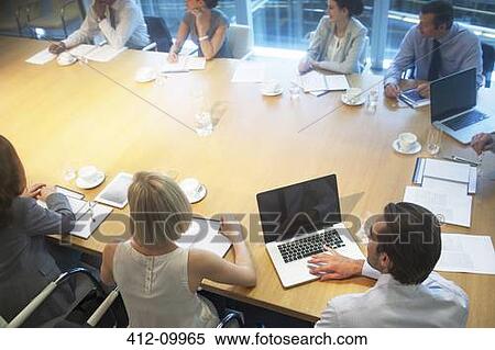 Business people sitting in meeting View Large Photo Image Stock Photography - Business people sitting in meeting. Fotosearch