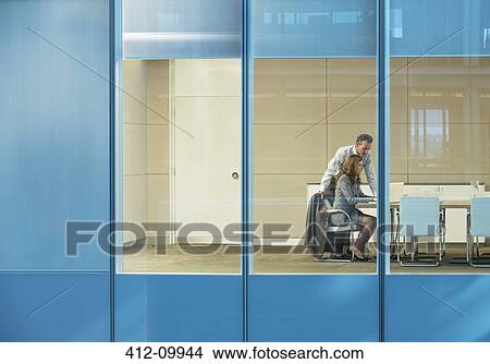 Business people talking in conference room View Large Photo Image Picture - Business people talking in conference room. Fotosearch