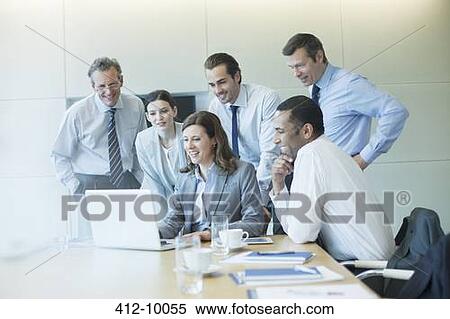 Business people talking in meeting View Large Photo Image Stock Photography - Business people talking in meeting. Fotosearch
