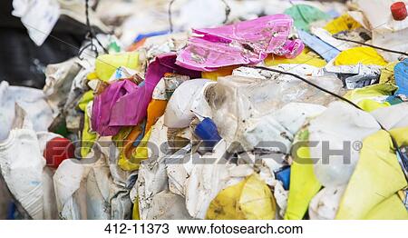 Close up of compressed recycling View Large Photo Image Stock Image - Close up of compressed recycling. Fotosearch