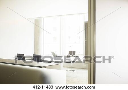 Stock Image - Mirrors in empty office. Fotosearch