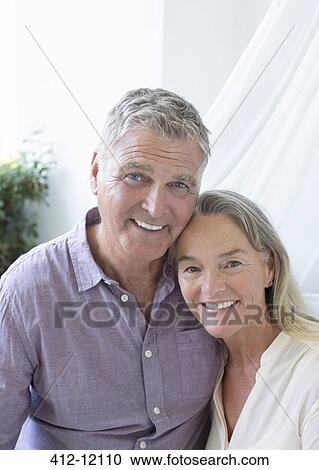 Senior couple smiling View Large Photo Image Stock Image - Senior couple smiling. Fotosearch