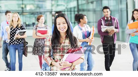 University students View Large Photo Image Stock Photo - University students. Fotosearch
