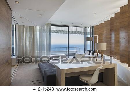 Bedroom in modern house View Large Photo Image Stock Image - Bedroom in modern house. Fotosearch