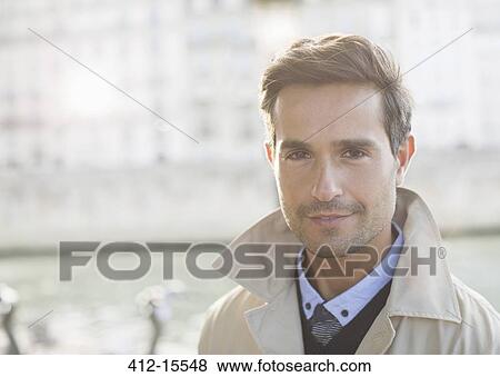 Man smiling outdoors View Large Photo Image Stock Photo - Man smiling outdoors. Fotosearch