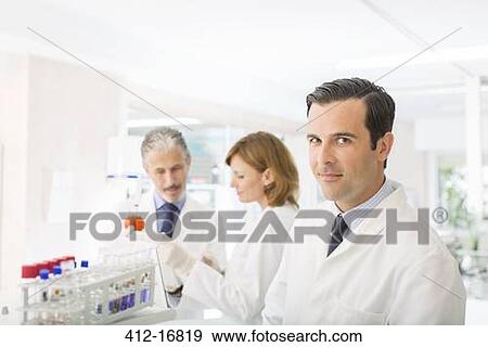 Portrait of scientist in laboratory View Large Photo Image Stock Photo - Portrait of scientist in laboratory. Fotosearch