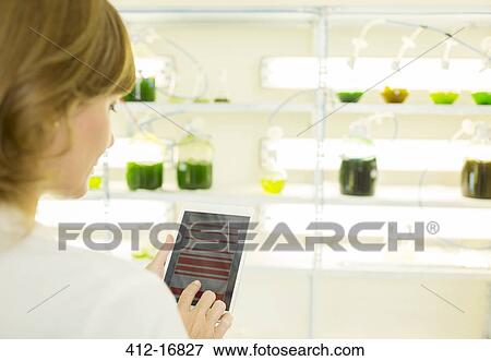 Scientist using digital tablet in laboratory View Large Photo Image Stock Photo - Scientist using digital tablet in laboratory. Fotosearch