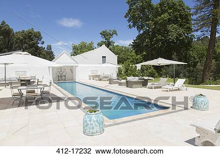 Luxury lap pool View Large Photo Image Stock Image - Luxury lap pool. Fotosearch