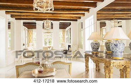 Luxury living room View Large Photo Image Stock Photo - Luxury living room. Fotosearch