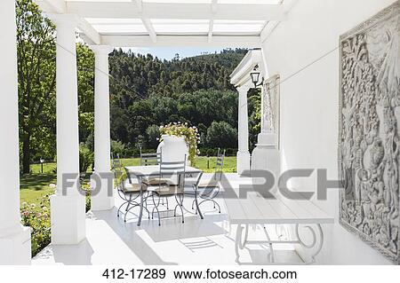 Stock Photo - Luxury patio. Fotosearch