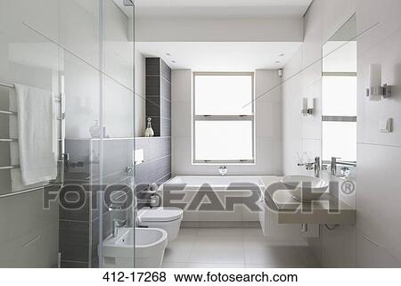 Stock Photo - Modern bathroom. Fotosearch