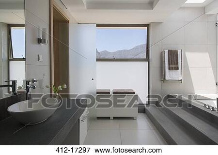 Modern bathroom View Large Photo Image Stock Photo - Modern bathroom. Fotosearch