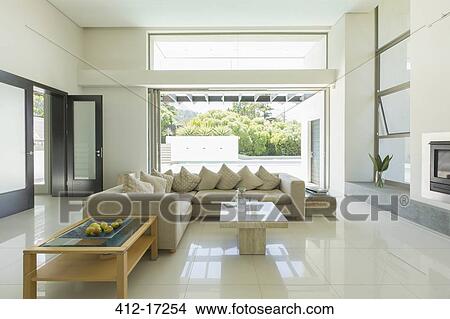 Picture - Modern living room. Fotosearch