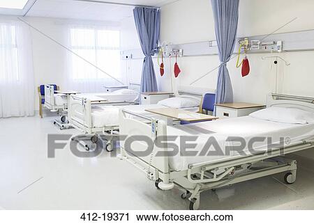 空 ベッド 中に 病室 ストックイメージ 412 Fotosearch