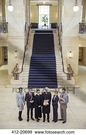 Judges and lawyers in courthouse View Large Photo Image Stock Photo - Judges and lawyers in courthouse. Fotosearch