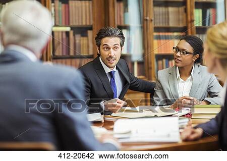 Lawyers meeting in chambers View Large Photo Image Stock Image - Lawyers meeting in chambers . Fotosearch