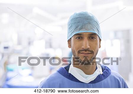 Portrait of male surgeon wearing hair net View Large Photo Image Stock Image - Portrait of male surgeon wearing hair net. Fotosearch