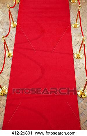 High angle view of empty red carpet View Large Photo Image Stock Image - High angle view of empty red carpet. Fotosearch