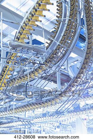 Winding printing press conveyor belts overhead View Large Photo Image Stock Photo - Winding printing press conveyor belts overhead. Fotosearch