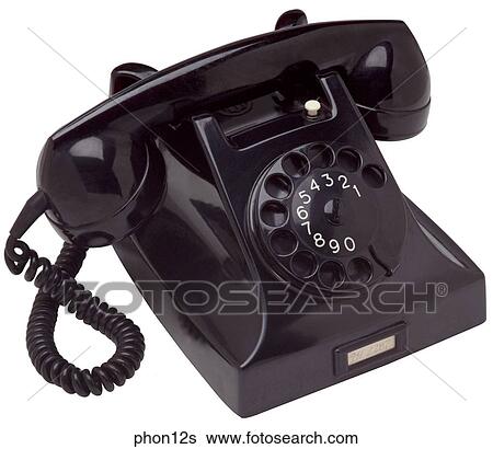 Maker: P. T. T. Model: - Year 1939 3/4 view All black body and receiver, rotary dial Telephone View Large Photo Image Stock Photograph - Maker: P. T. T. Model: - Year 1939 3/4 view All black body and receiver, rotary dial Telephone. Fotosearch